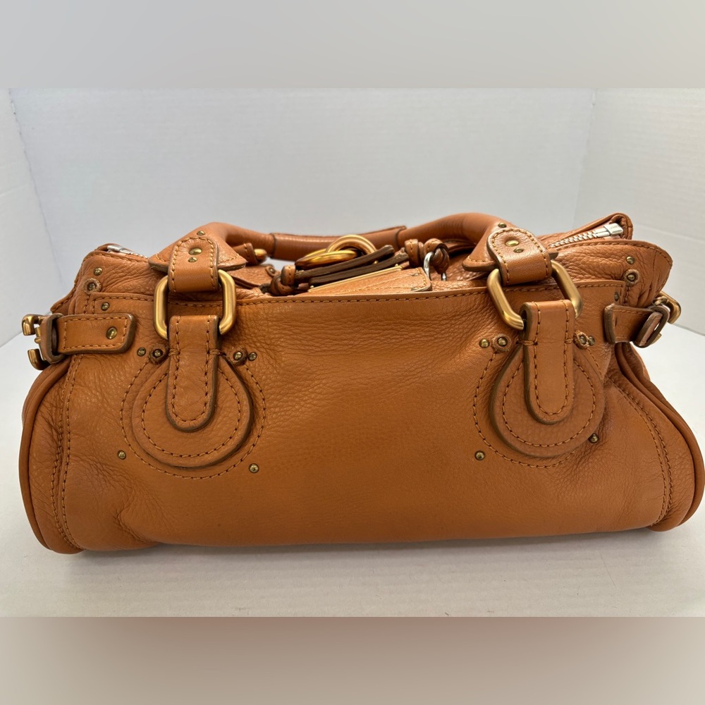 Chloe Paddington Satchel in Tan Leather Satchel with Gold Accents - Re-released - Picture 2 of 15